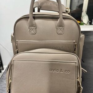 Ayla & Co Taupe Bag Set